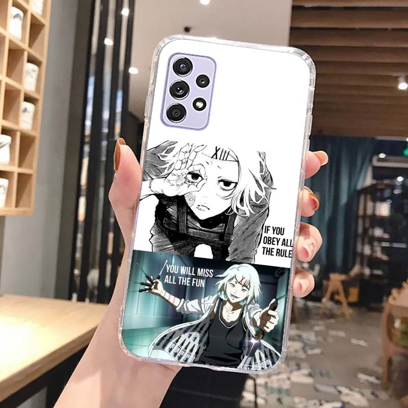 JUUZOU SUZUYA Tokyo Ghouls Phone Case Cover For Samsung Galaxy A13 A14 A15 A16 A17 A53 A54 A55 A56 A33 A34 A35 A36 A23 A24 A25 A