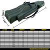 Hengeltas Oxfordstof Opvouwbaar Multifunctionele opbergbeschermer 2/3 laag Groen/Blauw 110/120/130/150cm