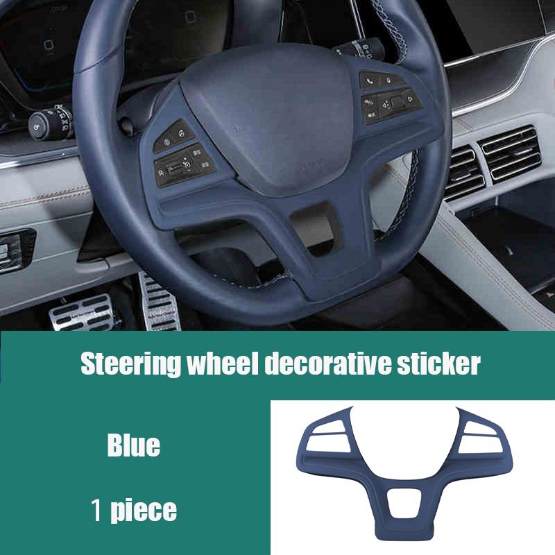 For BYD Sealion 6 Seal U Song Plus DM-i EV 2024 2025 Steering wheel decorative sticker frame Interior modification