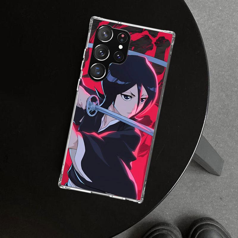 Bleach Kuchiki Rukia Phone Case Cover for Samsung Galaxy S26 S25 Edge S24 S23 Ultra S22 Plus S21 FE S20 + Art Customized Fundas