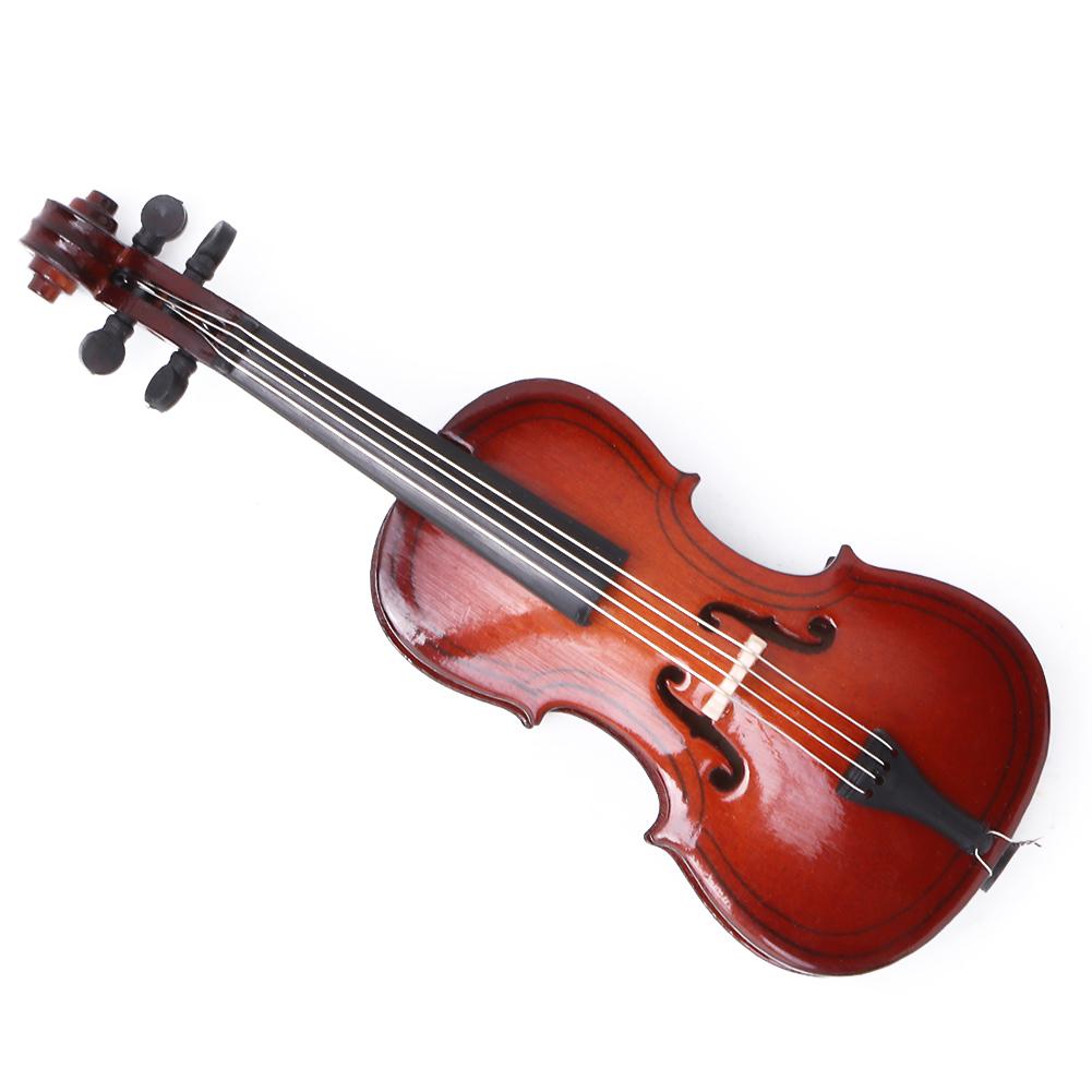 10cm Mini Wooden Cello Model Musical Instrument Model Musical Gifts Home Decor Ornaments