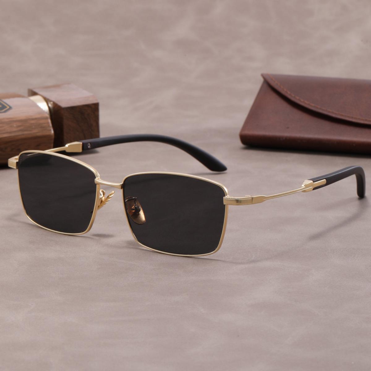 

Модные мужские металлические поляризационные солнцезащитные очки Алюминиево-магниевая оправа Солнцезащитные очки для вождения Мужские винтажные очки Мужские очки Антибликовые Uv400