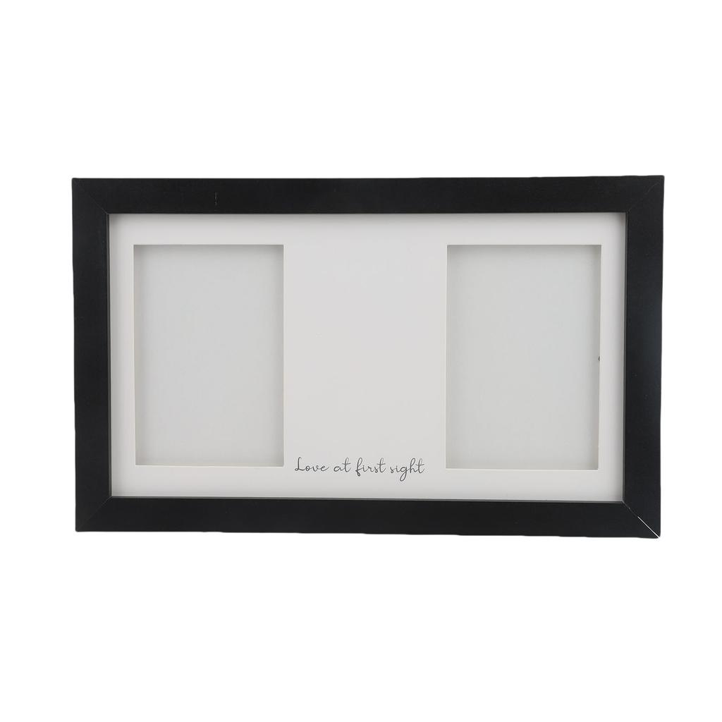 Pet Foot Print Frame Kit Back Support Design Density Board Pawprint Tabletop Picture Frame Kit