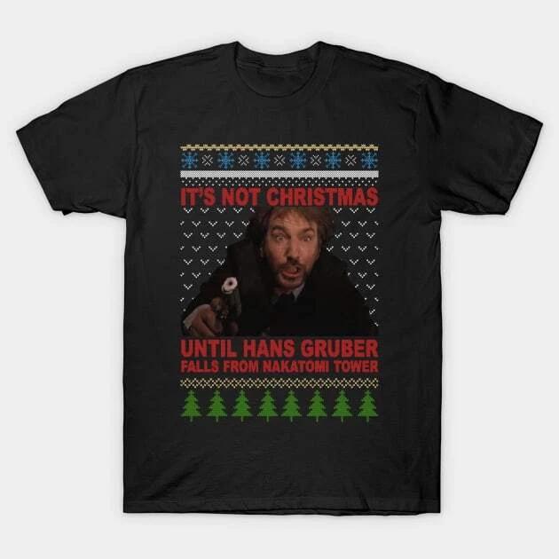 Hans Gruber Ugly Christmas Sweater Made in Australia T-Shirt 3XL