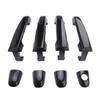 Exterior Door Handles 82651-3K000 Black Outside Door Handle Set for SONATA NF 2006-2010 Set Of 4