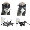 Women Hollow Lace Masquerade Face Mask Sexy Cosplay Halloween Masquerade Mask