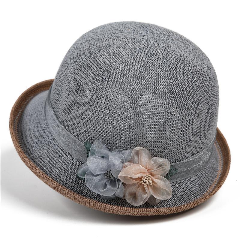 Top Hat Female Elegant Basin Hat Fisherman Hat Spring Summer Sunscreen Shade Sun Hat Mom Hat