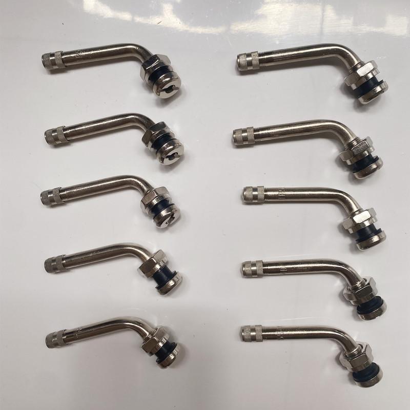 TR554D  Truck Tire Valve Stems 9.7mm Valve Hole 10pcs 60 Degree Valve Stem Compatible with 22.5in 24.5in Aluminum Wheels