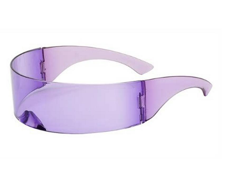 Cyberpunk Party Tech Sunglasses: Masquerade Future Soldier Style