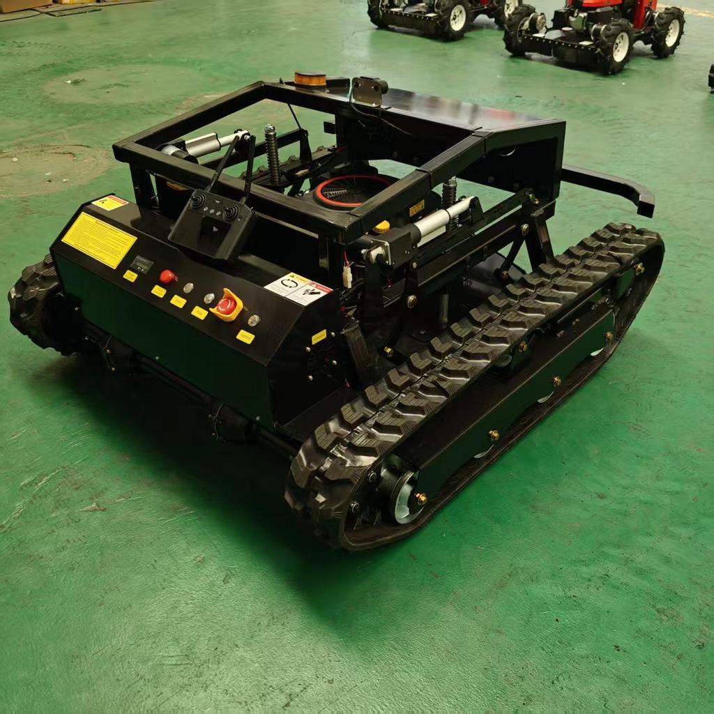22HP Black Warrior Remote Control Crawler Lawn Mower and Weeder for Mountain Reclamation