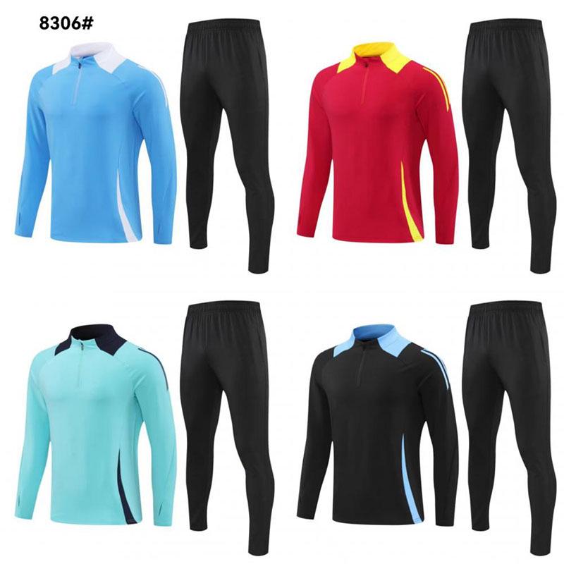 Unisex Long-Sleeve Football and Fitness Training Suit for Adults
