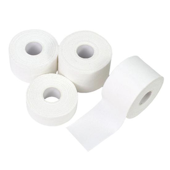 White Sports Tape Easy Tear Adhesive No Sticky Residue Athletic Tape Athletes Sport Trainers First Aid Injury Wrap Tape Roll