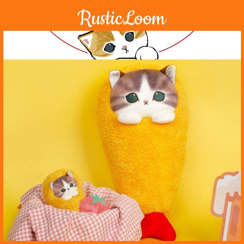 Cute Mofusand Shrimp Cat Plush Toy Hanging Ornament Gift For Cat Lovers