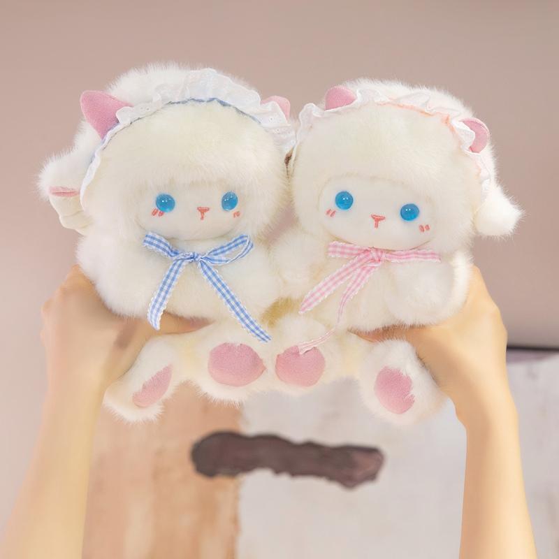 Sheep Plush Toys 19cm Lamb Stuffed Doll Squishy Kids Accompany Sleep Toy Adorably Home Decor Toys Birthday Surprise Gifts