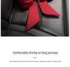 Car Headrest Bowknot Neck Support Pillow - Cervical Seat Cushion Pair