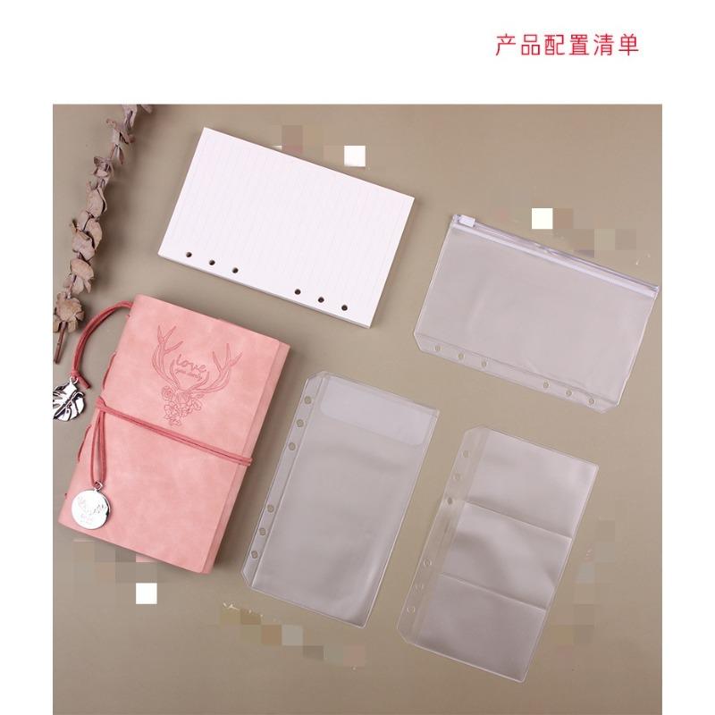 Notebook A6 Creative Retro Handbook Simple Loose Leaf Diary Small Fresh