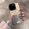 Black Dot Bow Label Phone Case For iPhone 17 16 Pro Max 15 14 13 12 11 XS X XR 7 8 Plus 16E 17 Air Shockproof Bumper Cases Cover