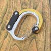 Climbing Carabiner Strong Load-bearing D Shape Safety Buckle Outdoor Camping Equipment for Mountaineering