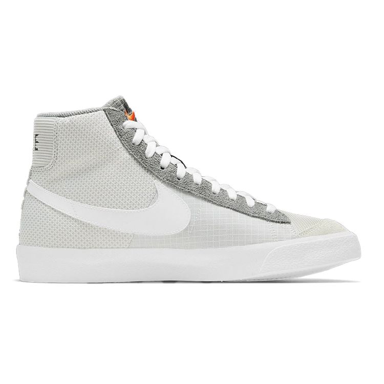 Nike Tênis Masculino Blazer Mid 77 Patch - Cinza Fumaça Cinza Partícula Antracite Branco DD1162-001