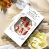 Fall Maple Leaf False Nail Thanksgiving Press On Nails Almond Shaped Medium Autumn Acrylic Artificial Fingernails Full Cover Glossy Thanksgiving