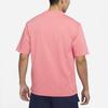 Air Jordan Pure Color Letter Logo Print Crew Neck T-Shirt Men Tops Salt-Pink DO6100-604