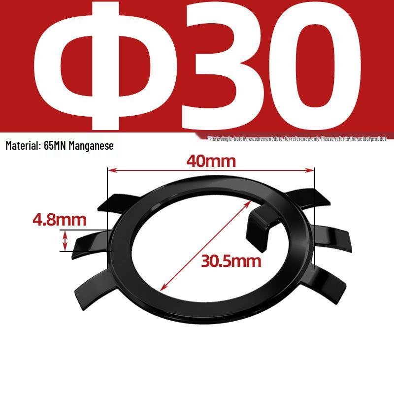 65MN Manganese 304 Stainless Steel Six-Claw Anti-Loosening Lock Nut Washer