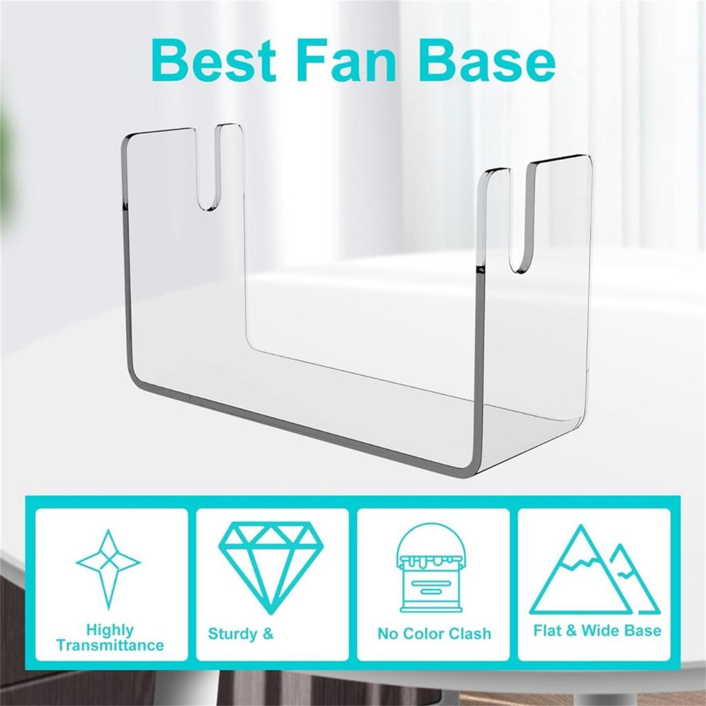 Folding Fan Stand Transparent Acrylic Paper Fan Rack Japanese Style Hand Fan Holder for Collectors and Enthusiasts