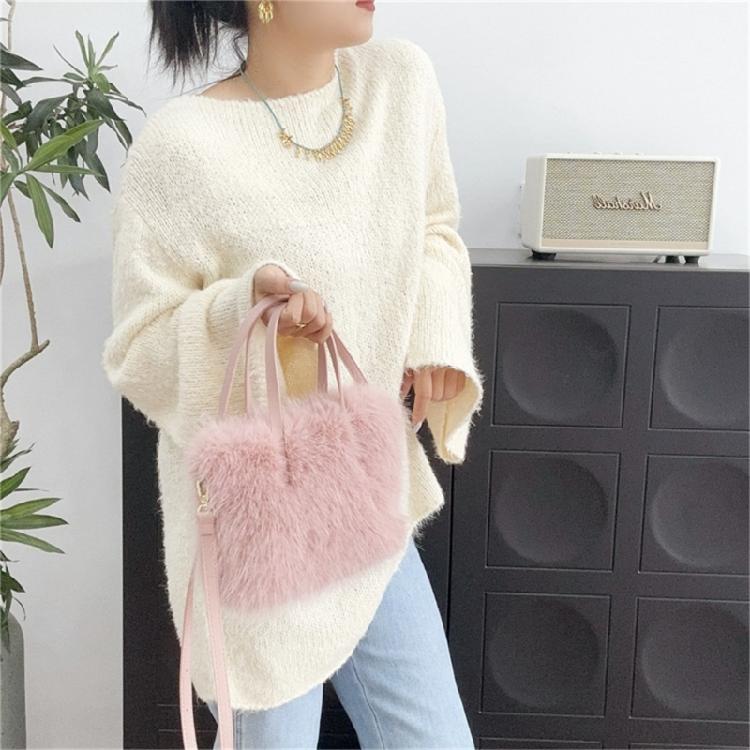 Versatile Plush Shoulder Bag Convenient and Practical Crossbody Bags Handbag