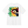 Mens Loose Fit Short Sleeve T-Shirt 270g Heavyweight Cotton Tee Casual Top In Navy Khaki Black White
