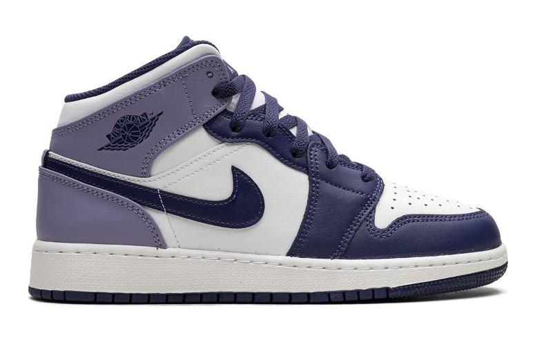 Jordan 1 Mid White Sky J Purple GS DQ8423-515
