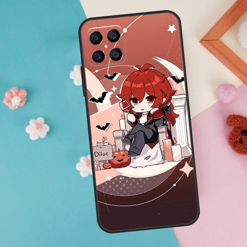 Genshin Impact Chibi Hülle Für Honor 200 Pro 50 70 90 X9a X8a X8 X9 X8b X9c X9b Honor Magic 7 5 6 Lite Pro Abdeckung