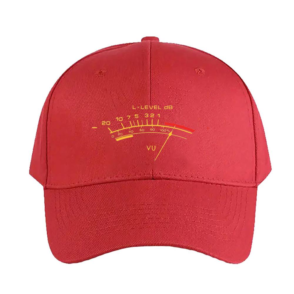 Retro Vu-Meter Für Audio-Techniker Und Toningenieure Kappe Sommer Frau Mann Erwachsener Hut Bedruckte Baseballkappen Trucker-Kappe