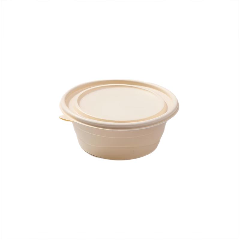 

Disposable 500ml Corn Starch Round Meal Box