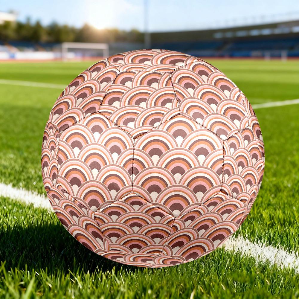 1pc Rainbow Size 5 Soccer Ball Professional Match Training Football Indoor &Outdoor Sports Ball Lightweight Durable c65136 Size 5