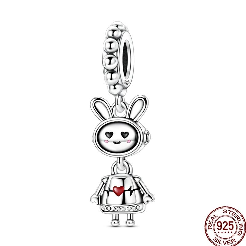 Original Copper Halloween Charms Pumpkin Doctor Skeleton Bead Pendant Fit 3Mm Bracelet Diy Jewelry Gift For Women