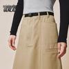 BENLAI Women's Cotton Workwear A-Line Skirt