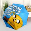 1pc Jake the Dog Automatic Open/Close Folding Umbrella, Windproof 8 Rib Construction, Lightweight Travel Umbrella,0903191