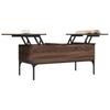 Vidaxl Coffee Table, Brown Oak, 100X50X45 Cm