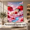 Duvara Asılan Duvar Halısı Sanat Kumaşı Yatak Odası Oda Arka Plan DekorasyonuBetty Boop