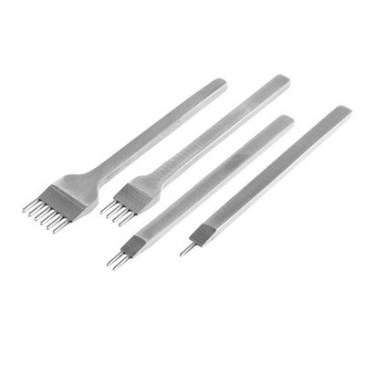 3//4//5mm Leather Hole Punch 1+2+4+6 Prong DIY Stitch Leather Craft Tool Set
