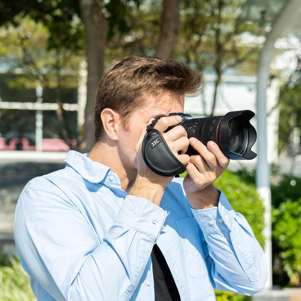 JJC Camera Hand Wrist Strap with Adjustable Drop for Lumix OM SYSTEM Mark Fujifilm Nikon Sony A1 A9 Leica Canon EOS M50 Mark and Other Cameras Strap,