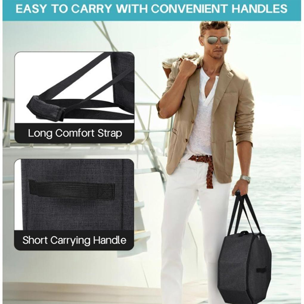 Storage Collapsible Hat Case Hat Box for Travel Cowboy Cap Hat Organizer for Closet with Handles Hat Boxes for Men and Women