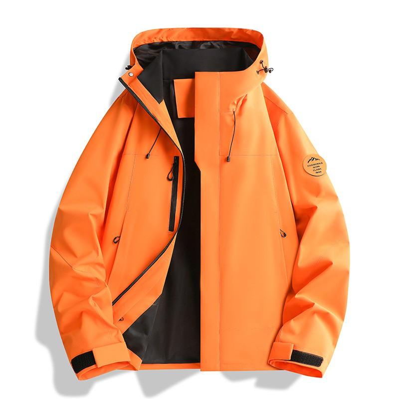 Men Women 3-in-1 Waterproof Windproof Hiking Jacket Outdoor Camping Mountaineering Coat