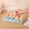 15-Grid Kitchen Egg Storage Box: Portable, Fresh-Keeping, Picnic-Ready, Durable Plastic Container