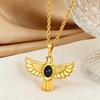 Female Casual Style Eagle Pendant Necklace, Symbol Of Courage And Strength, Jewelry 2331