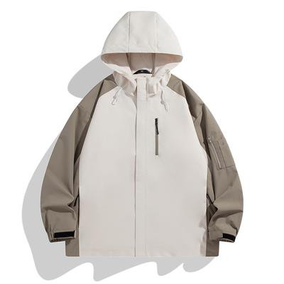 Kapuzenjacke Herren Frühjahrskleidung Neue Lässige Herren Trendige Arbeitskleidung Outdoor Sportjacke
