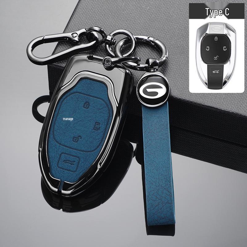 Metal Key Case Protective Cover for GAC Trumpchi Models: GS4, GS3, GS5, GS7, GS8, GA3S, Vision, GA4, GA6.
