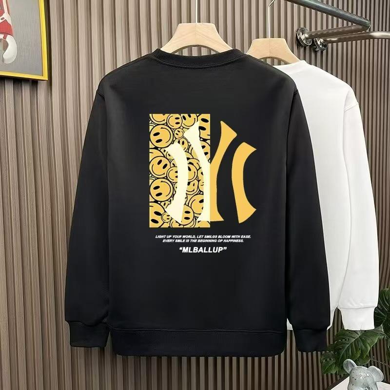 

Премиальная мужская молодежная футболка с длинным рукавом, осенне-зимний бизнес-тренд в гонконгском стиле, студенческий топ 5XL