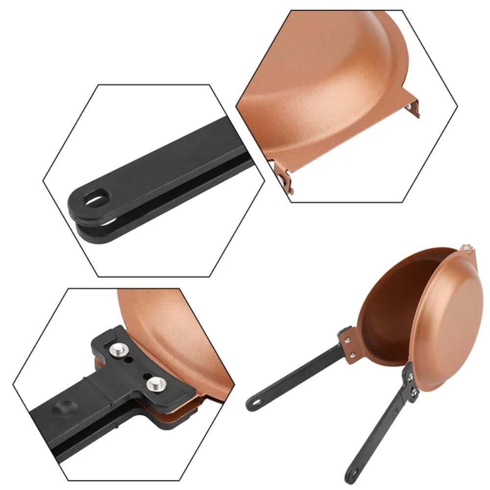 Non-stick Flip Frying Pan with Long Handle Muffin Pan Kitchen Utensils Pancake Maker  Breakfast