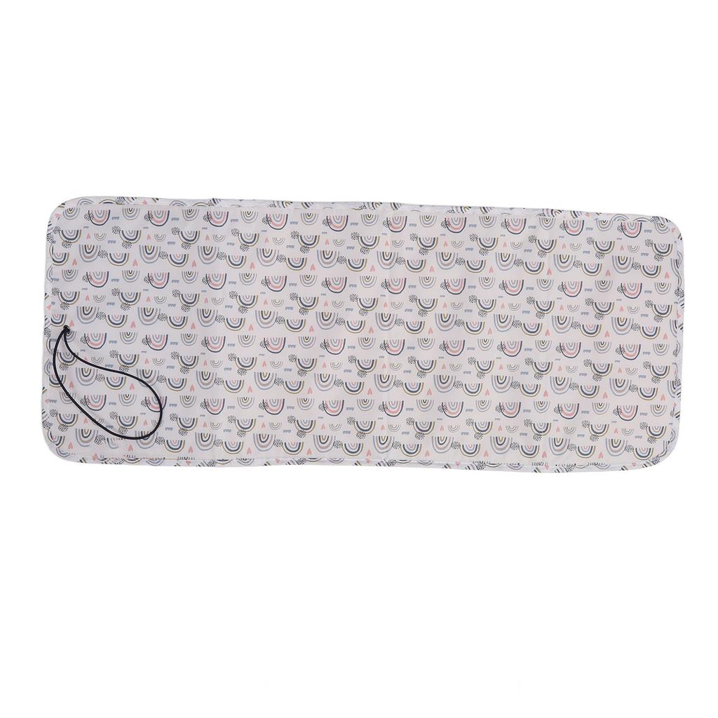 Diaper Changing Pad Rainbow Pattern Waterproof Portable Multifunctional Nylon Baby Changing Mat